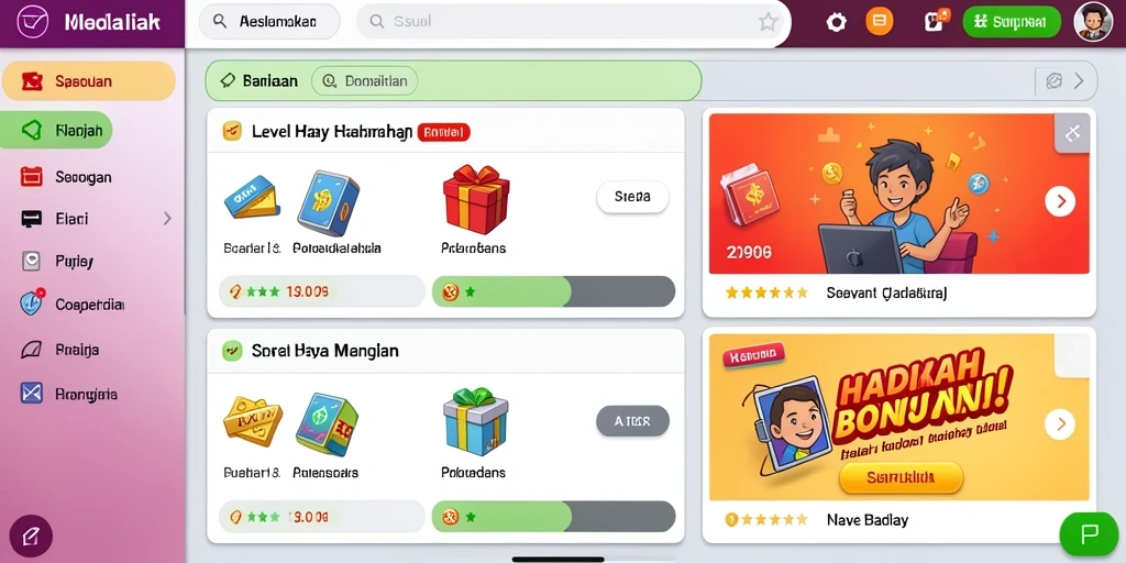 Level baru yang menantang untuk dieksplorasi.