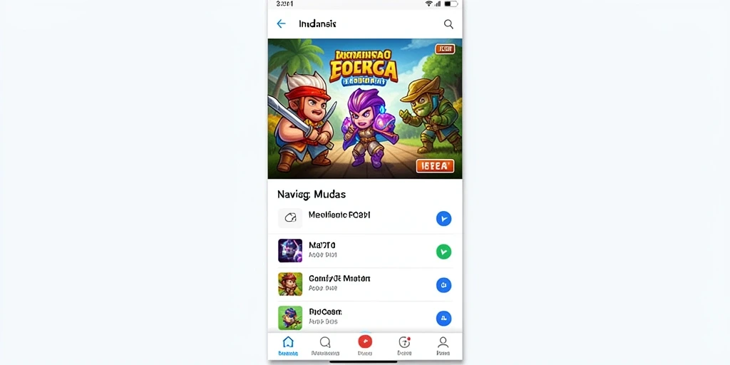 Menu pilihan level yang menampilkan berbagai tantangan.