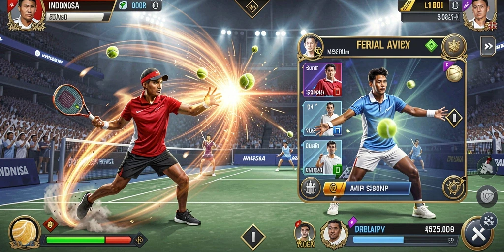 Fitur leaderboard yang menunjukkan peringkat pemain.