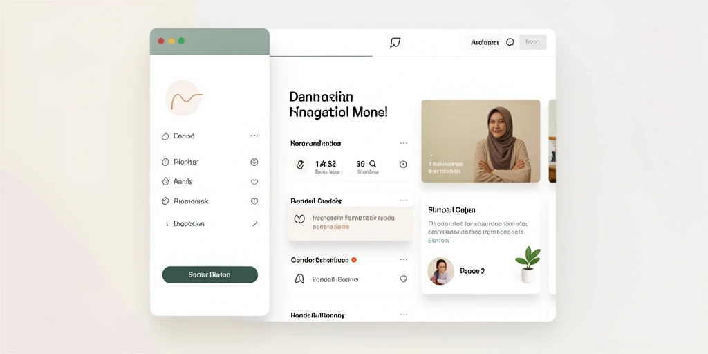 Menu pengaturan yang mudah digunakan dan intuitif.